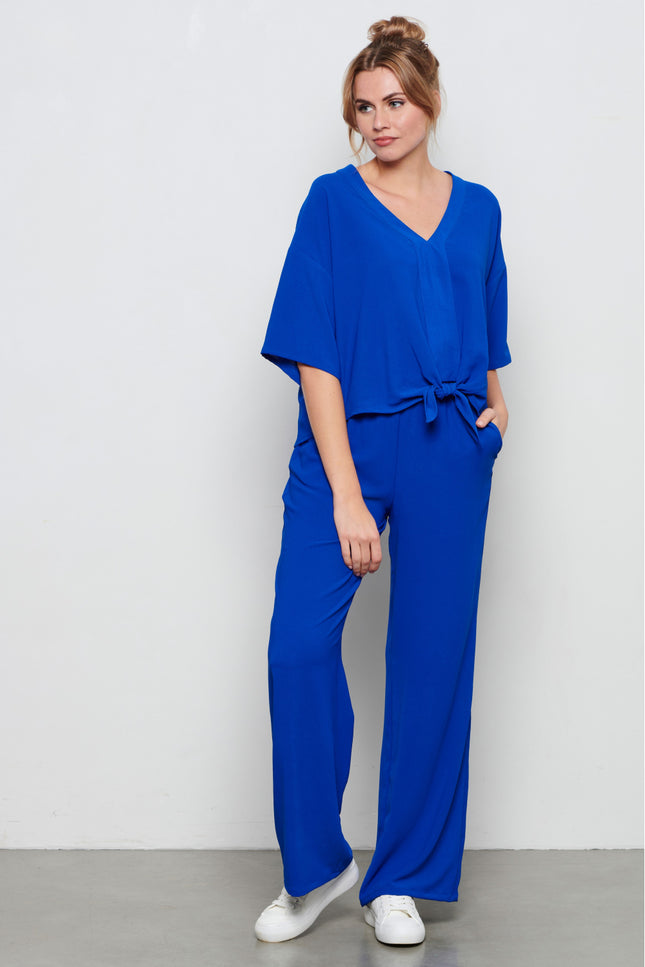 &Co woman Broek julie cobalt pa298 Stretchshop.nl