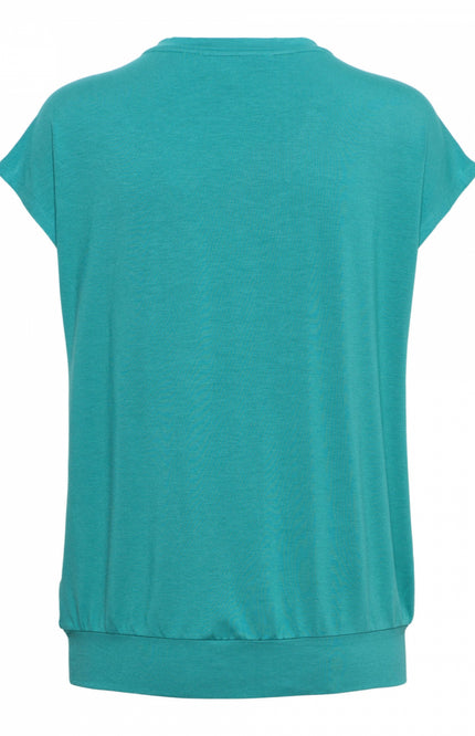 &Co woman Top lucia Mineral Green  to265 Stretchshop.nl