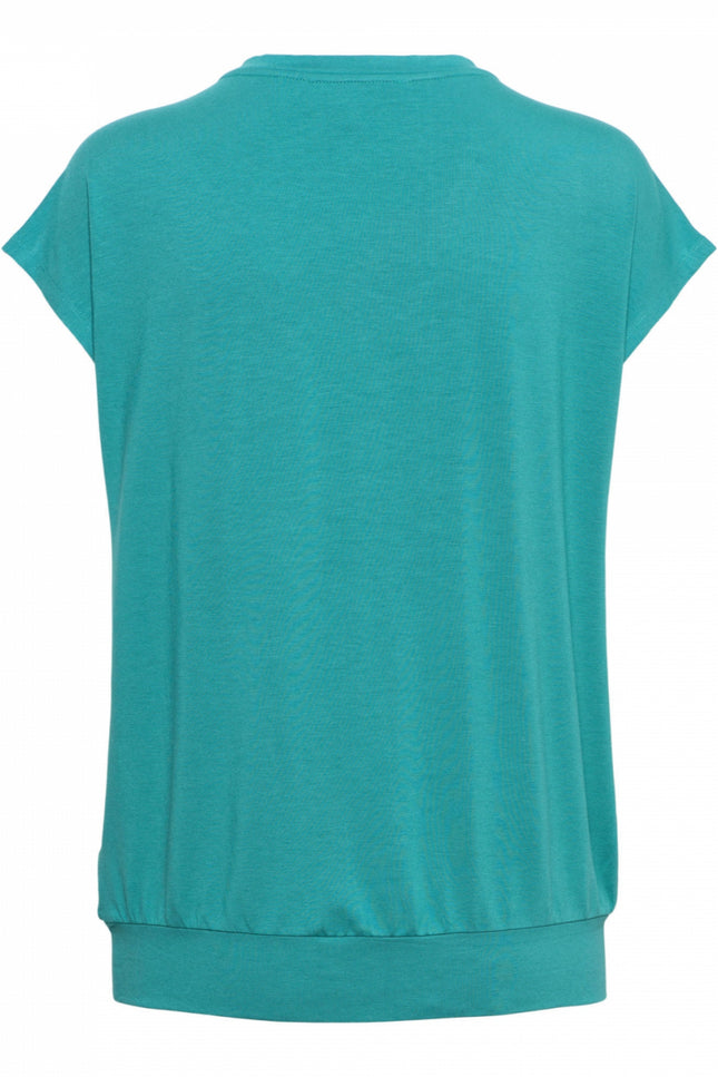 &Co woman Top lucia Mineral Green  to265 Stretchshop.nl