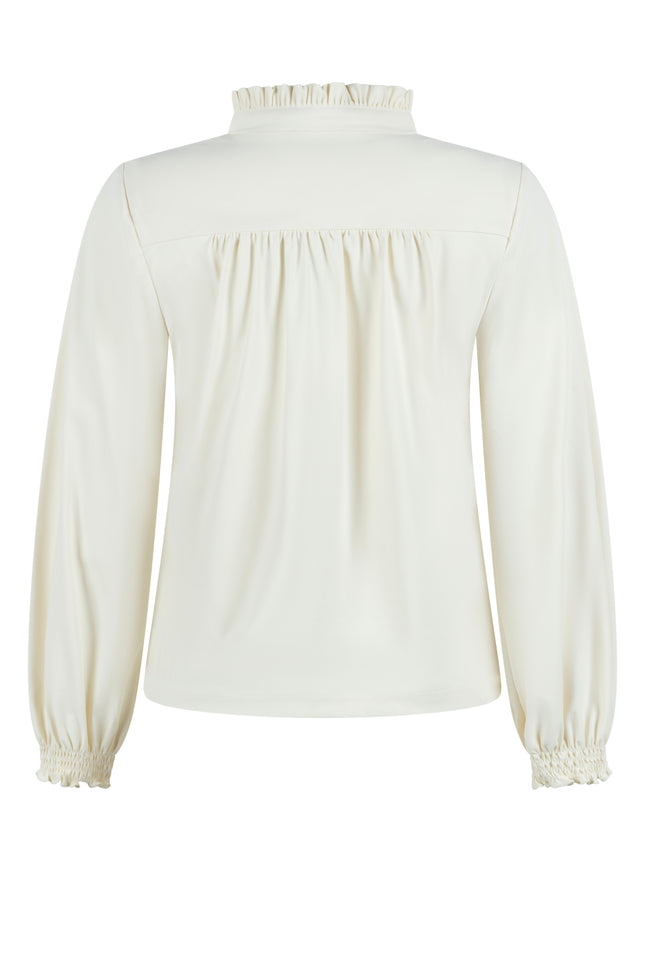 Zoso Travel blouse joy ivory 244 Stretchshop.nl