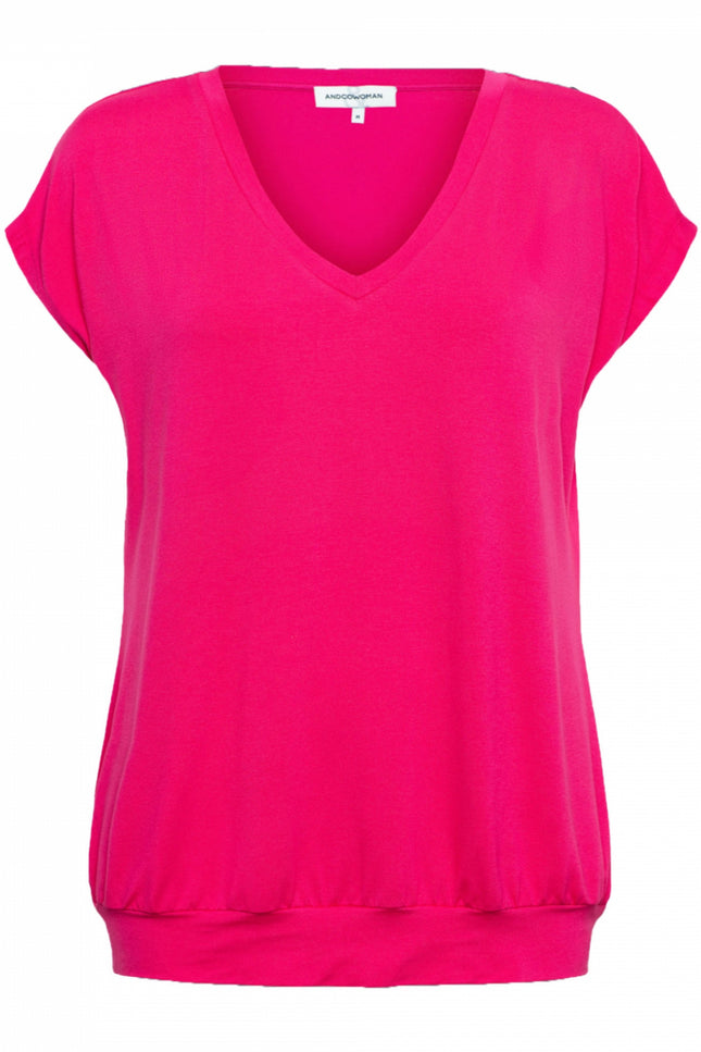 &Co woman Top lucia pink to265 Stretchshop.nl