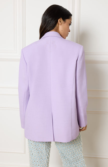 Refined Department Blazer bodi oversized lilac 800 Stretchshop.nl