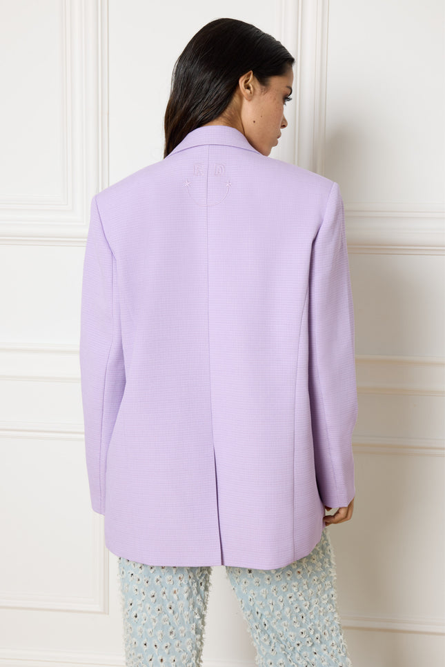 Refined Department Blazer bodi oversized lilac 800 Stretchshop.nl