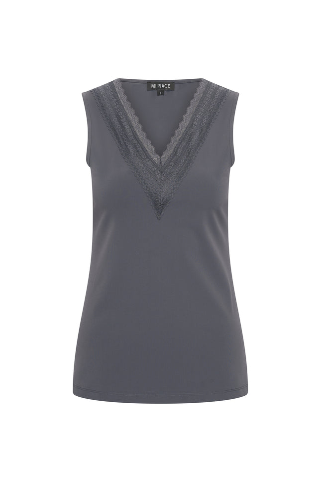 Travel top dark grey 202254