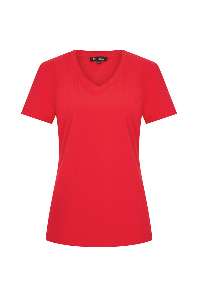 Travel top red 202080