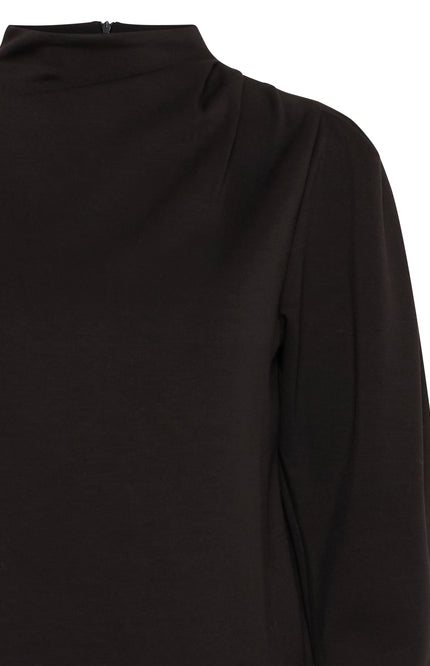 Ichi Blouse ihnaida ls black Stretchshop.nl