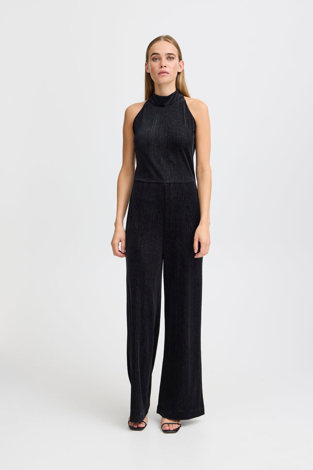 Ichi Jumpsuit ihkate glamour black Stretchshop.nl