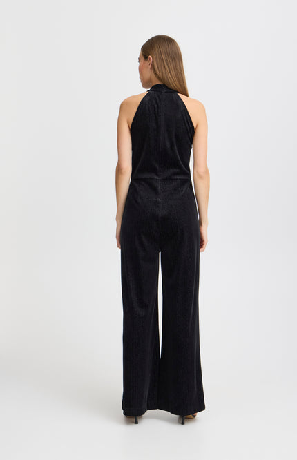 Ichi Jumpsuit ihkate glamour black Stretchshop.nl