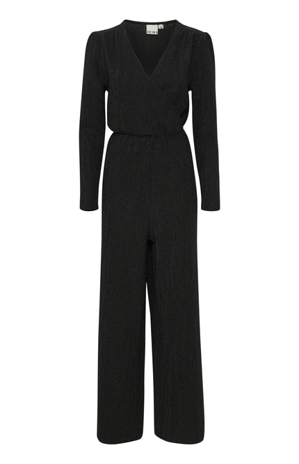 Ichi Jumpsuit ihnareen black Stretchshop.nl