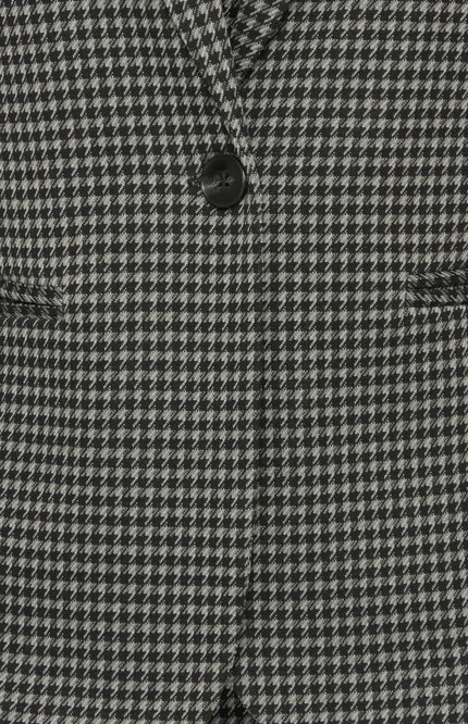 Ichi Blazer ihkate houndstooth blackgrey Stretchshop.nl