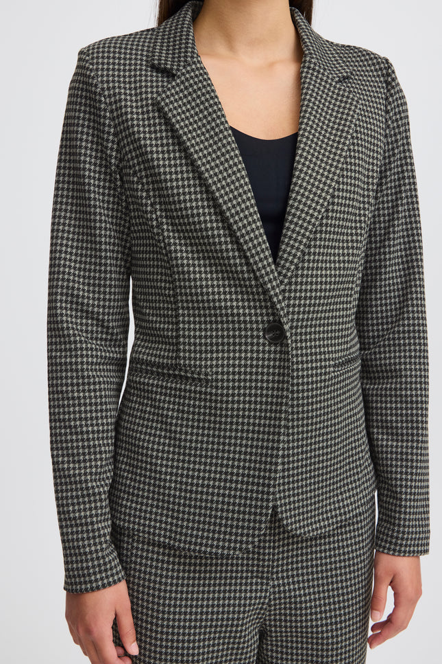 Blazer ihkate houndstooth blackgrey