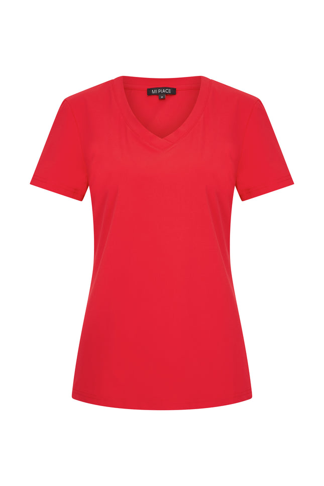 Mi Piace Travel top red 202080 Stretchshop.nl