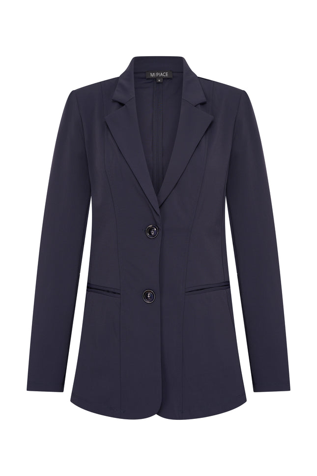 Mi Piace Travel blazer navy 202102A Stretchshop.nl