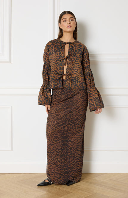 Refined Department Blouse Gemma Leopard Stretchshop.nl