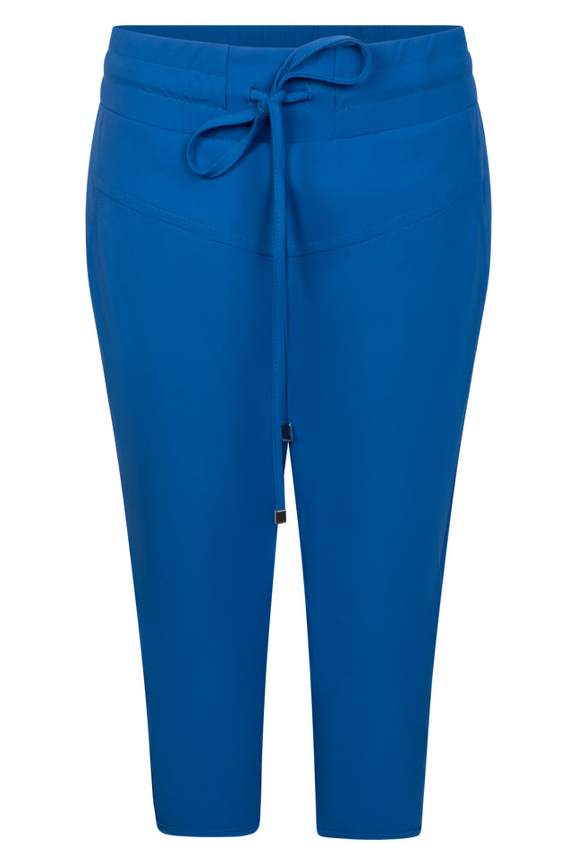 Zoso Travel broek capri linda strong blue 242 Stretchshop.nl