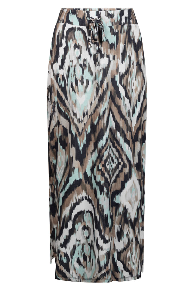 Zoso Rok sammy print sand aqua 242 Stretchshop.nl