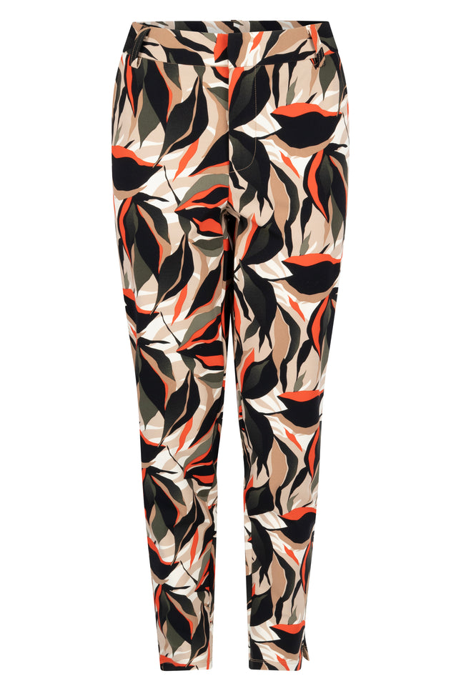 Zoso Travel broek becky redclay camel 244 Stretchshop.nl