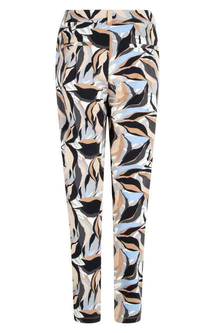 Zoso Travel broek becky grey blue 244 Stretchshop.nl