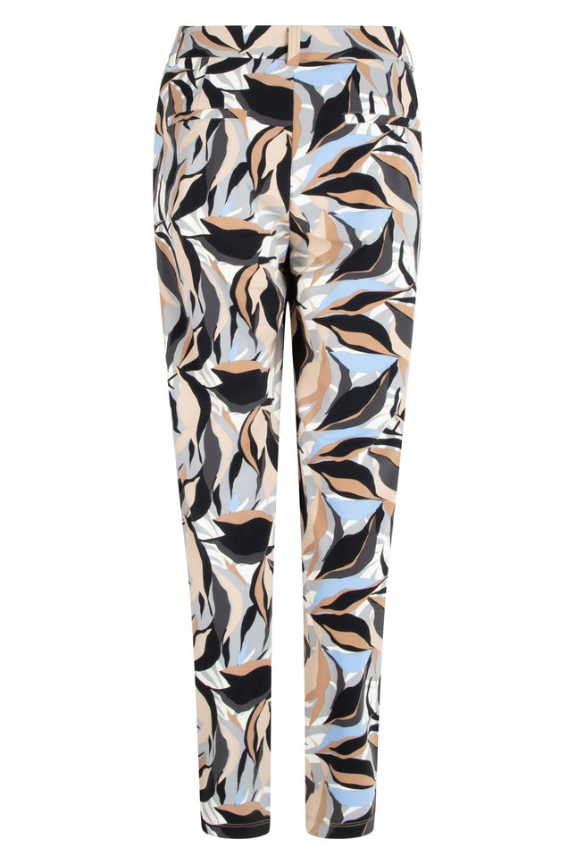 Zoso Travel broek becky grey blue 244 Stretchshop.nl