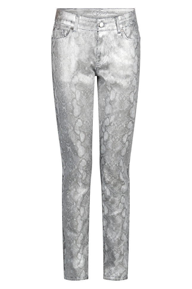 Zoso Jeans demi silver 244 Stretchshop.nl