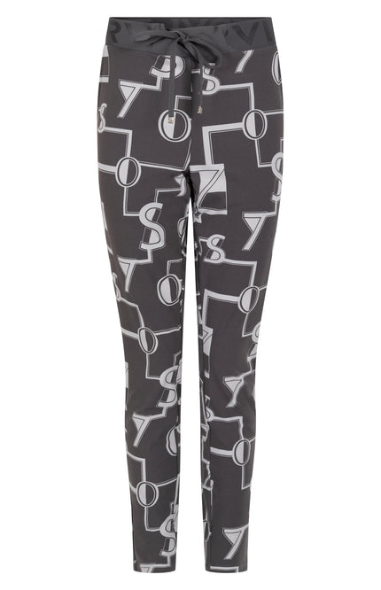 Zoso Travel broek femmz antra grey 244 Stretchshop.nl