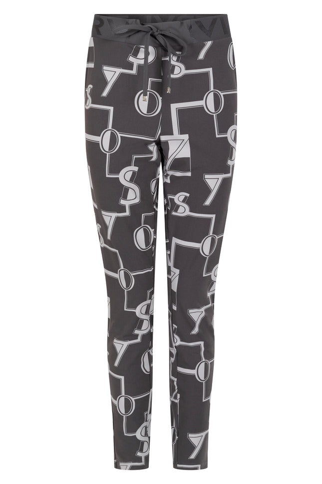 Zoso Travel broek femmz antra grey 244 Stretchshop.nl