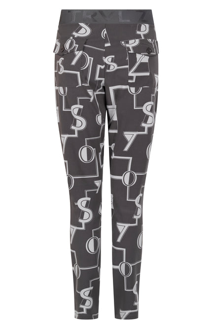 Zoso Travel broek femmz antra grey 244 Stretchshop.nl