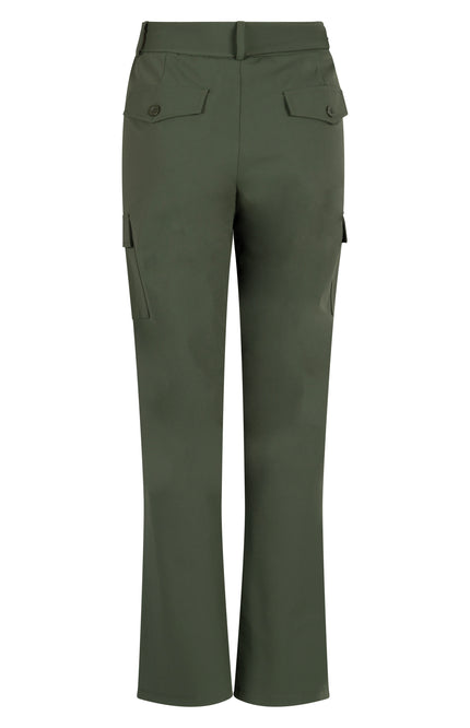 Zoso Travel broek simone army 244 Stretchshop.nl