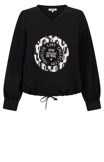 Zoso Travel Top Kate Black 245 Stretchshop.nl