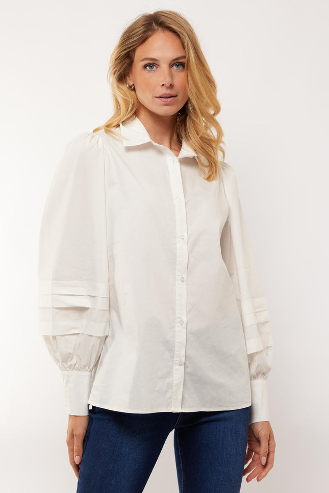 G-maxx Blouse evien offwhite Stretchshop.nl