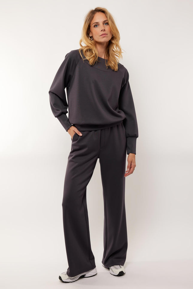 G-maxx Broek ebby dark grey Stretchshop.nl