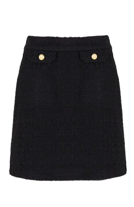 Elvira Casuals Rok lise black 24-040 Stretchshop.nl