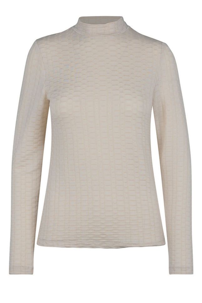 Elvira Casuals Top emma vanille 24-010 Stretchshop.nl