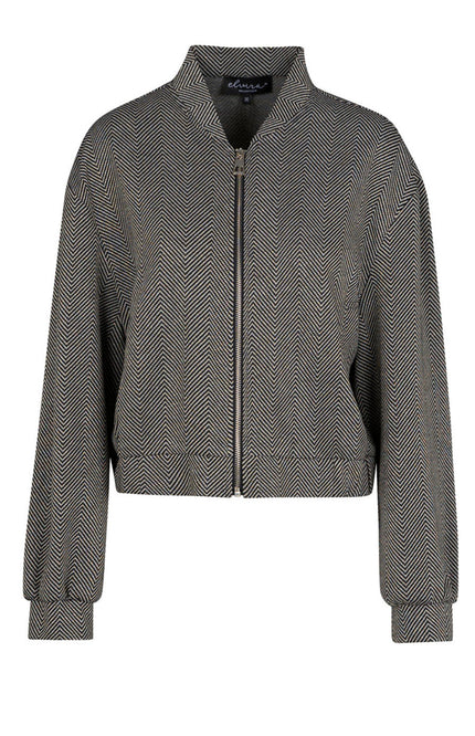 Elvira Casuals Jacket kirsten zigzag 24-026 Stretchshop.nl