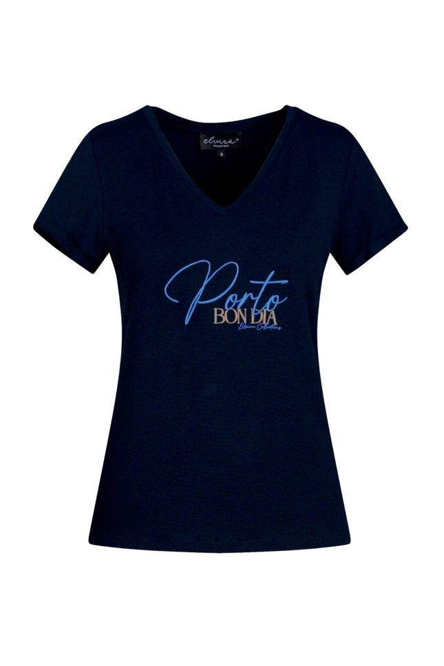 T-shirt bon dia navy