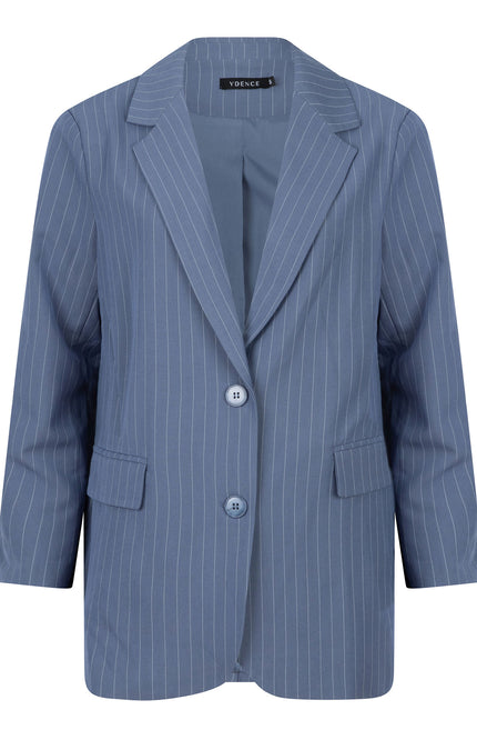 Ydence Blazer elody denim blue Stretchshop.nl