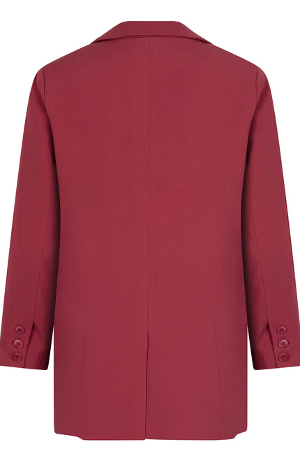 Ydence Blazer Maisie Wine Red Stretchshop.nl