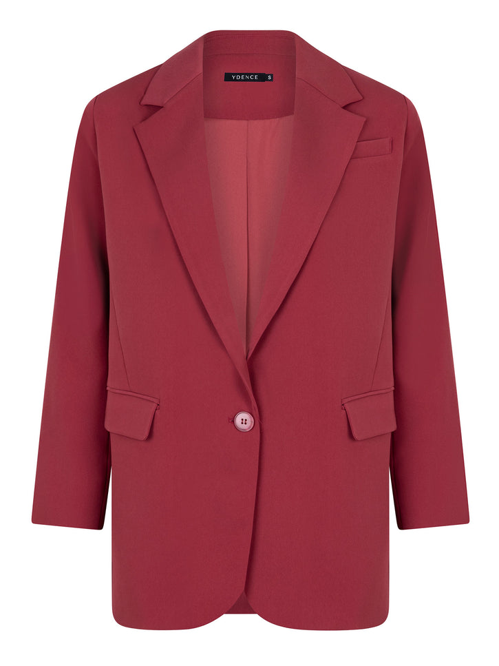 Ydence Blazer Maisie Wine Red Stretchshop.nl