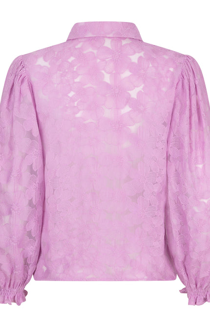 Ydence Blouse birdie lilac Stretchshop.nl