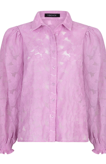 Ydence Blouse birdie lilac Stretchshop.nl