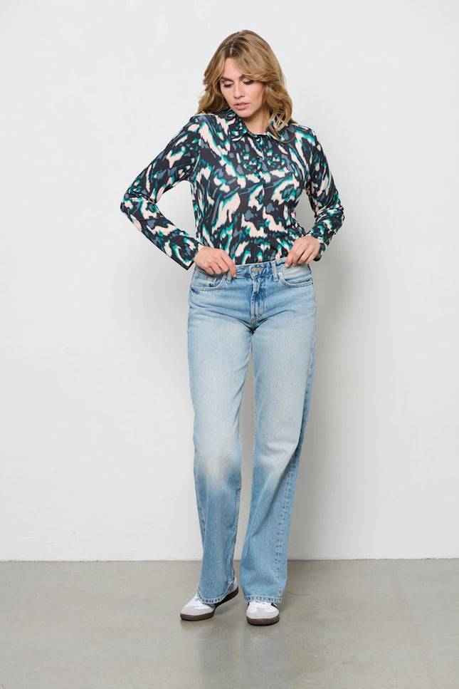 &Co woman Blouse lotte mineral bl307 Stretchshop.nl