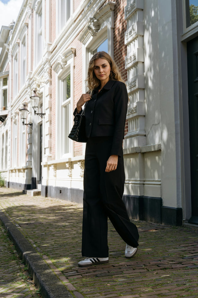 &Co woman Blazer cameron black BZ160 Stretchshop.nl