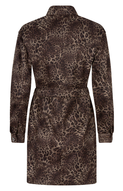 Ydence Jurk Emma Leopard Stretchshop.nl