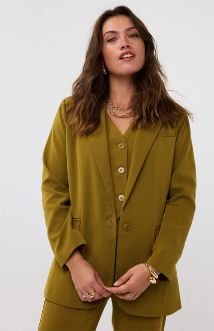 Ydence Blazer Maisie Olive Stretchshop.nl