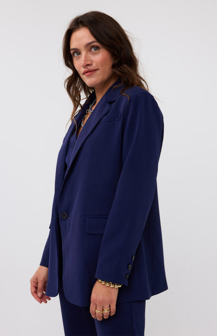 Ydence Blazer Maisie Navy Stretchshop.nl