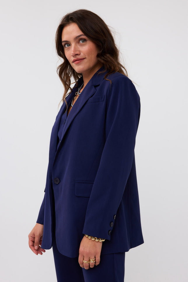 Ydence Blazer Maisie Navy Stretchshop.nl