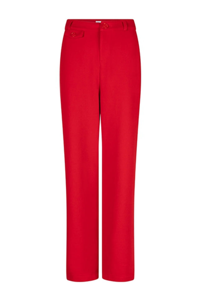 Lofty Manner Broek nathalia red Stretchshop.nl