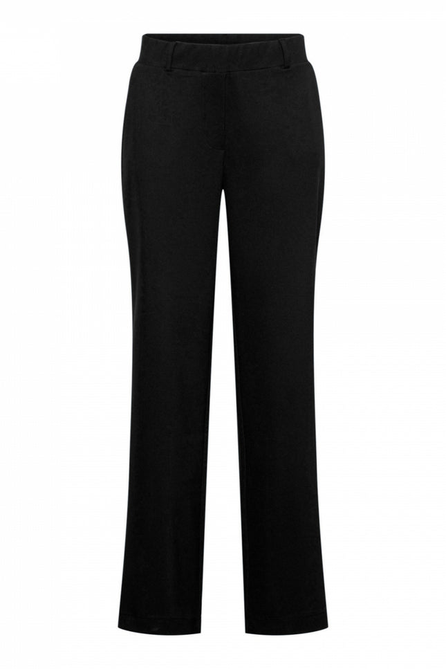 &Co woman Broek patrice twill black pa341 Stretchshop.nl