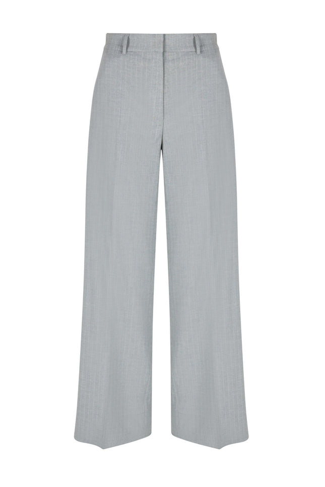 Elvira Casuals Broek maya stripe grey 24-032 Stretchshop.nl