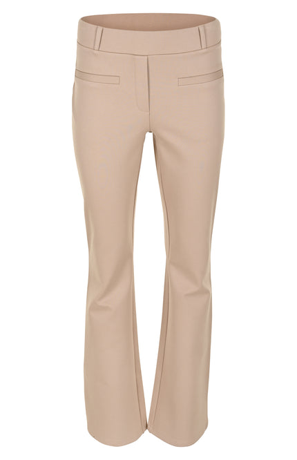 Zizo Broek fion dark sand D11 Stretchshop.nl